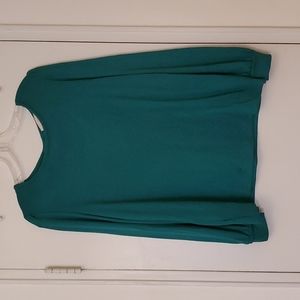 Loft NWT Long Sleeve Blouse with Back Cut-Out